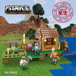 XINGBAO XB-09002 09002 XB09002 non  TRANG TRẠI NHỎ bộ đồ chơi xếp lắp ráp ghép mô hình Minecraft BLOCK WORLD Game Xây Dựng 396 khối