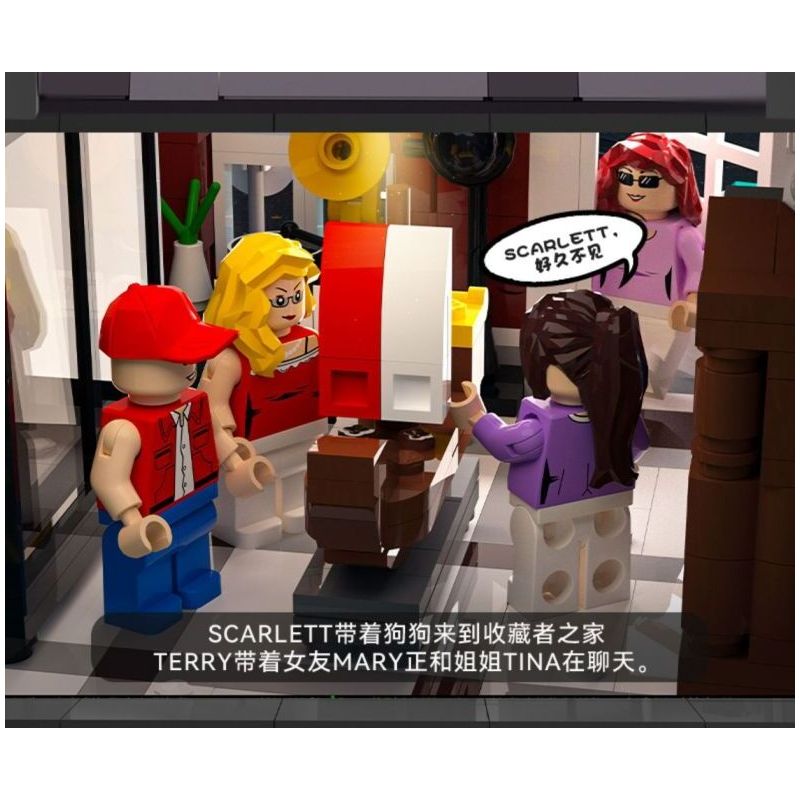 JIALE SPECIAL 30018 PINLEJIA NGÔI NHÀ CỦA NHỮNG SƯU TẬP bộ đồ chơi xếp lắp ráp ghép mô hình 1425 khối