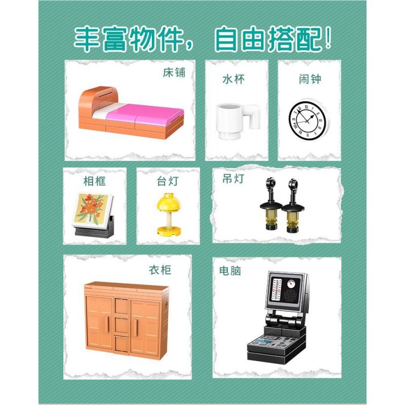 JIALE SPECIAL 33003 SPY PLAY HOUSE THỜI GIAN TÁN TỈNH bộ đồ chơi xếp lắp ráp ghép mô hình Movie & Game SPY FAMILY Phim Và Trò Chơi 781 khối