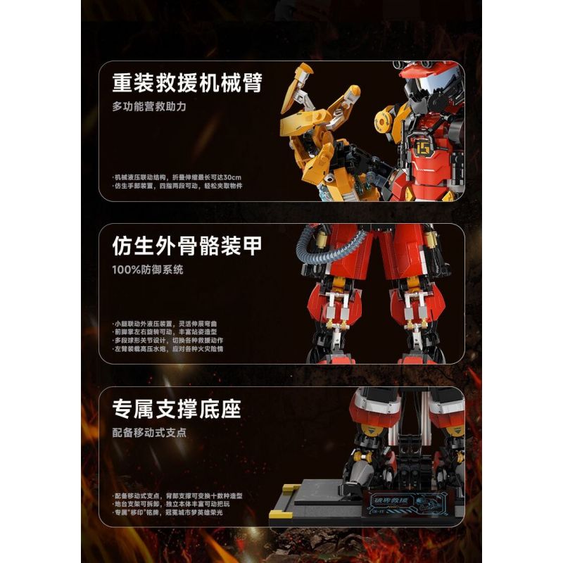 IBLOCK IB1101 1101 CITY DREAM HERO GIẢI CỨU VƯỢT RANH GIỚI bộ đồ chơi xếp lắp ráp ghép mô hình CITY DREAM HEROES 1240 khối