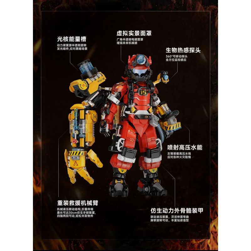 IBLOCK IB1101 1101 CITY DREAM HERO GIẢI CỨU VƯỢT RANH GIỚI bộ đồ chơi xếp lắp ráp ghép mô hình CITY DREAM HEROES 1240 khối