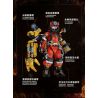 IBLOCK IB1101 1101 CITY DREAM HERO GIẢI CỨU VƯỢT RANH GIỚI bộ đồ chơi xếp lắp ráp ghép mô hình CITY DREAM HEROES 1240 khối
