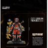 IBLOCK IB1101 1101 CITY DREAM HERO GIẢI CỨU VƯỢT RANH GIỚI bộ đồ chơi xếp lắp ráp ghép mô hình CITY DREAM HEROES 1240 khối