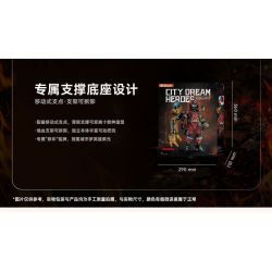 IBLOCK IB1101 1101 CITY DREAM HERO GIẢI CỨU VƯỢT RANH GIỚI bộ đồ chơi xếp lắp ráp ghép mô hình CITY DREAM HEROES 1240 khối