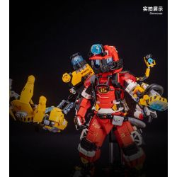 IBLOCK IB1101 1101 CITY DREAM HERO GIẢI CỨU VƯỢT RANH GIỚI bộ đồ chơi xếp lắp ráp ghép mô hình CITY DREAM HEROES 1240 khối