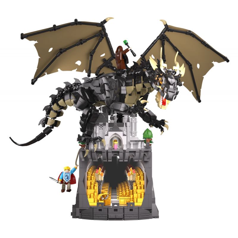 IAMBRICK 30301 non Lego GƯƠNG VỰC SÂU BÍ MẬT CỦA RỒNG bộ đồ chơi xếp lắp ráp ghép mô hình DRAGON'S CRYPTIC CACHE 2363 khối