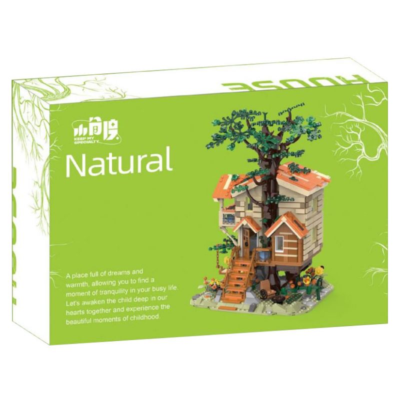 SMALL ANGLE JD039 NHÀ TRÊN CÂY BỐN MÙA bộ đồ chơi xếp lắp ráp ghép mô hình Creator NATURAL HOUSE Sáng Tạo 1711 khối SMALL ANGLE JD039 NHÀ TRÊN CÂY BỐN MÙA bộ đồ chơi xếp lắp ráp ghép mô hình Creator NATURAL HOUSE Sáng Tạo 1711 khối