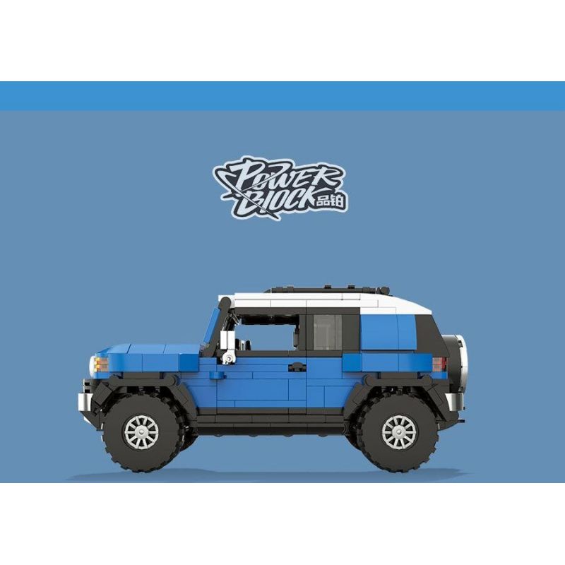 HAPPY BUILD SHINEYU XINYU PANGU PRO BLOCKS PB8806 8806 XE ĐỊA HÌNH TOYOTA CRUISER FJ40 bộ đồ chơi xếp lắp ráp ghép mô hình Racers Đua Tốc Độ 622 khối