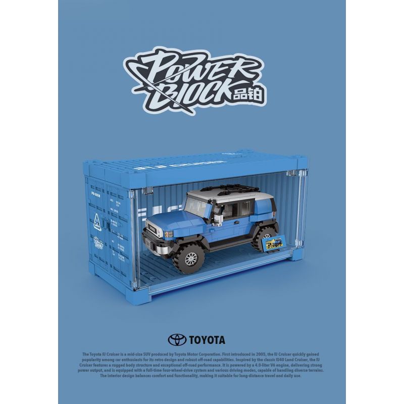 HAPPY BUILD SHINEYU XINYU PANGU PRO BLOCKS PB8806 8806 XE ĐỊA HÌNH TOYOTA CRUISER FJ40 bộ đồ chơi xếp lắp ráp ghép mô hình Racers Đua Tốc Độ 622 khối