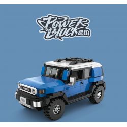 HAPPY BUILD SHINEYU XINYU PANGU PRO BLOCKS PB8806 8806 XE ĐỊA HÌNH TOYOTA CRUISER FJ40 bộ đồ chơi xếp lắp ráp ghép mô hình Racers Đua Tốc Độ 622 khối