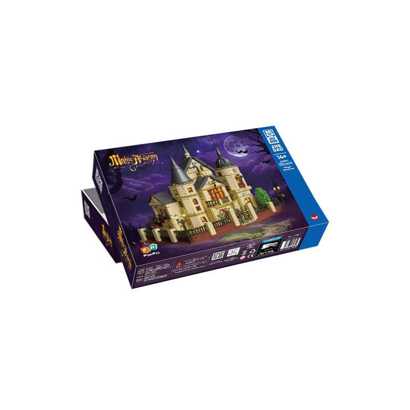 ZHEGAO 613004 HỌC VIỆN PHÉP THUẬT bộ đồ chơi xếp lắp ráp ghép mô hình Creator MAGIC ACADEMY Sáng Tạo 2925 khối