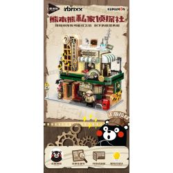 INBRIXX 880035 CÔNG TY THÁM TỬ TƯ KUMAMON bộ đồ chơi xếp lắp ráp ghép mô hình 1286 khối