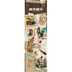 INBRIXX 880035 CÔNG TY THÁM TỬ TƯ KUMAMON bộ đồ chơi xếp lắp ráp ghép mô hình 1286 khối