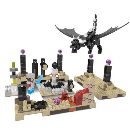 XINGBAO XB-09004 09004 XB09004 non  RỒNG ĐỊA NGỤC bộ đồ chơi xếp lắp ráp ghép mô hình Minecraft BLOCK WORLD Game Xây Dựng 678 khối