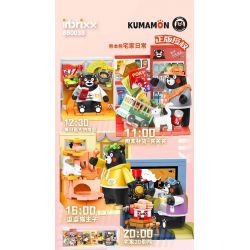 INBRIXX 880038 CUỘC SỐNG HÀNG NGÀY Ở NHÀ CỦA KUMAMON bộ đồ chơi xếp lắp ráp ghép mô hình 388 khối