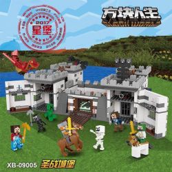 XINGBAO XB-09005 09005 XB09005 non  PHÁO ĐÀI bộ đồ chơi xếp lắp ráp ghép mô hình Minecraft BLOCK WORLD Game Xây Dựng 1627 khối