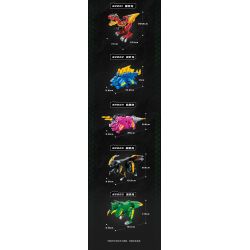 KEEPPLEY 82005 SUPER SENTAI ZYUDEN VELOCIRAPTOR bộ đồ chơi xếp lắp ráp ghép mô hình Technic Kỹ Thuật Công Nghệ Cao Mô Hình Phương Tiện 195 khối