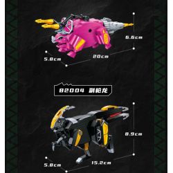 KEEPPLEY 82005 SUPER SENTAI ZYUDEN VELOCIRAPTOR bộ đồ chơi xếp lắp ráp ghép mô hình Technic Kỹ Thuật Công Nghệ Cao Mô Hình Phương Tiện 195 khối