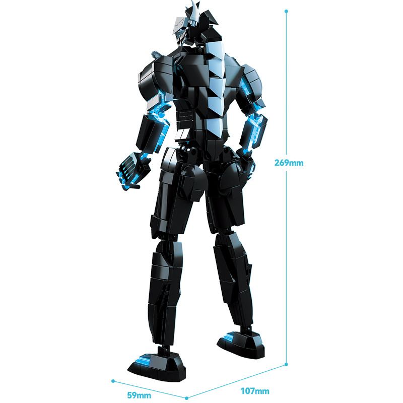 824 QUÁI VẬT SỐ 8 bộ đồ chơi xếp lắp ráp ghép mô hình Movie & Game KAIJU NO.8 Phim Và Trò Chơi 603 khối