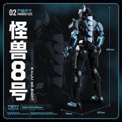 824 QUÁI VẬT SỐ 8 bộ đồ chơi xếp lắp ráp ghép mô hình Movie & Game KAIJU NO.8 Phim Và Trò Chơi 603 khối