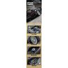 A CRUEL HIGH 24001 SIÊU XE PORSCHE 918 tỷ lệ 1:10 bộ đồ chơi xếp lắp ráp ghép mô hình Technic Kỹ Thuật Công Nghệ Cao Mô Hình Phương Tiện 1972 khối