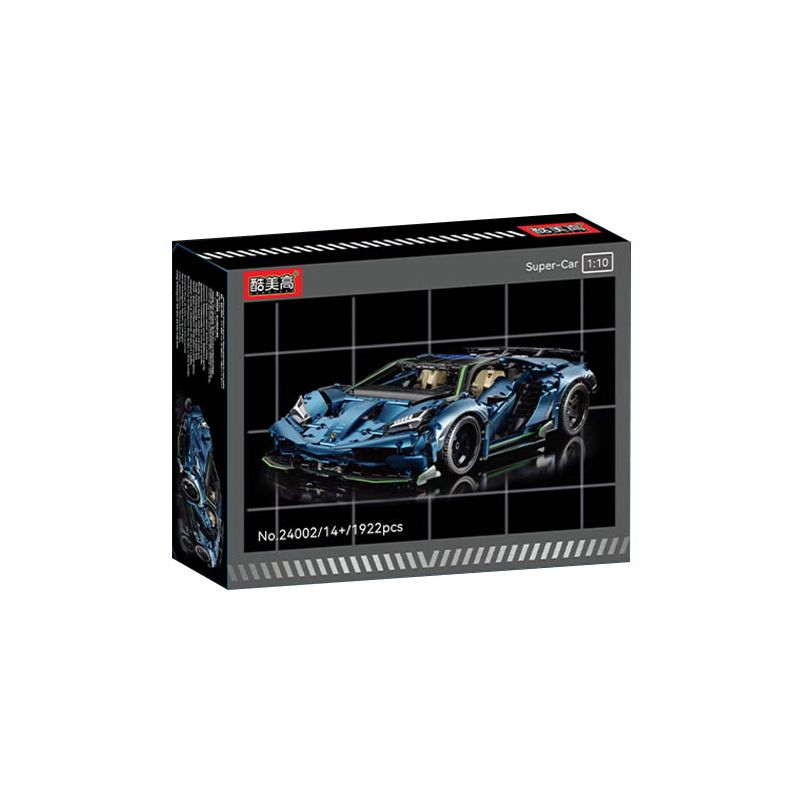 A CRUEL HIGH 24002 SIÊU XE LAMBORGHINI CENTENNIAL BULL tỷ lệ 1:10 bộ đồ chơi xếp lắp ráp ghép mô hình Technic Kỹ Thuật Công Nghệ Cao Mô Hình Phương Tiện 1922 khối