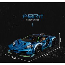 A CRUEL HIGH 24002 SIÊU XE LAMBORGHINI CENTENNIAL BULL tỷ lệ 1:10 bộ đồ chơi xếp lắp ráp ghép mô hình Technic Kỹ Thuật Công Nghệ Cao Mô Hình Phương Tiện 1922 khối