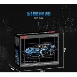 A CRUEL HIGH 24002 SIÊU XE LAMBORGHINI CENTENNIAL BULL tỷ lệ 1:10 bộ đồ chơi xếp lắp ráp ghép mô hình Technic Kỹ Thuật Công Nghệ Cao Mô Hình Phương Tiện 1922 khối