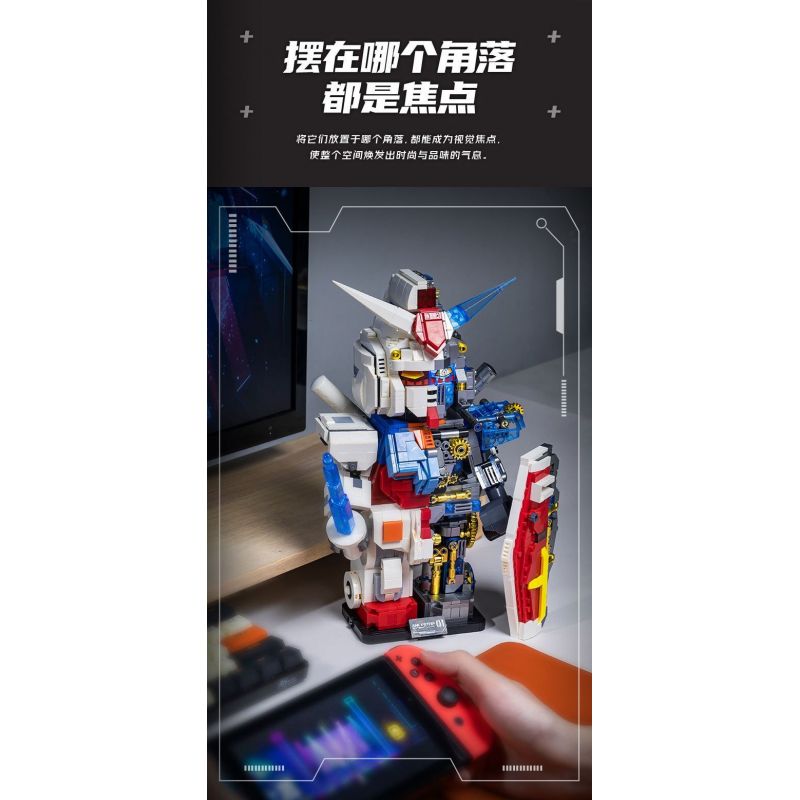 A CRUEL HIGH 24010 TỔ TIÊN CYBORG MECHA bộ đồ chơi xếp lắp ráp ghép mô hình Movie & Game ANCESTOR MACHINERY Phim Và Trò Chơi 1730 khối