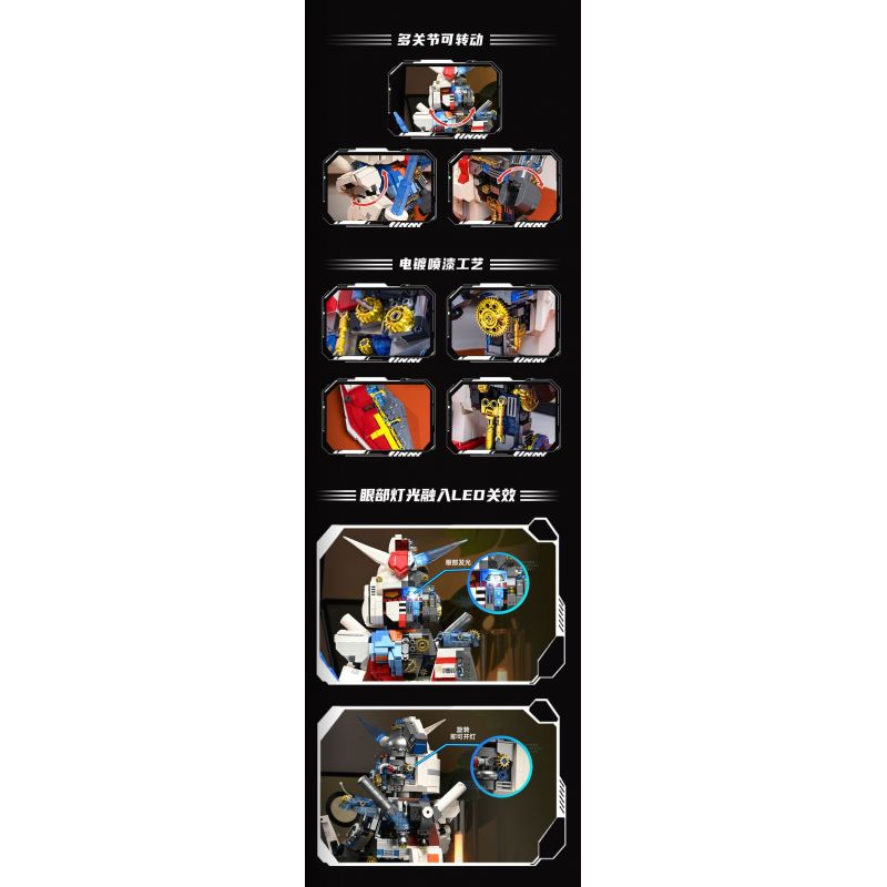 A CRUEL HIGH 24010 TỔ TIÊN CYBORG MECHA bộ đồ chơi xếp lắp ráp ghép mô hình Movie & Game ANCESTOR MACHINERY Phim Và Trò Chơi 1730 khối