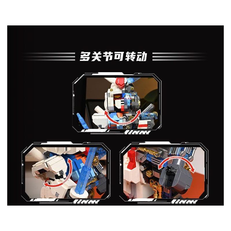 A CRUEL HIGH 24010 TỔ TIÊN CYBORG MECHA bộ đồ chơi xếp lắp ráp ghép mô hình Movie & Game ANCESTOR MACHINERY Phim Và Trò Chơi 1730 khối