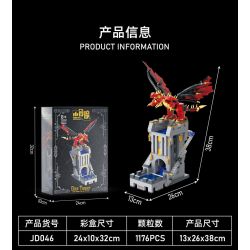 SMALL ANGLE JD046 THÁP XÚC XẮC THỜI TRUNG CỔ bộ đồ chơi xếp lắp ráp ghép mô hình DICE TOWER 1176 khối