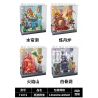 GAOMISI T1072 1072 TÂY DU KÝ 4 MÔ HÌNH LÒ LUYỆN KIM NÚI LỬA QUỶ XƯƠNG TRẮNG HANG MÀN NƯỚC bộ đồ chơi xếp lắp ráp ghép mô hình