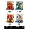 GAOMISI T1064 1064 TÂY DU KÝ MECHA 4 MÔ HÌNH bộ đồ chơi xếp lắp ráp ghép mô hình