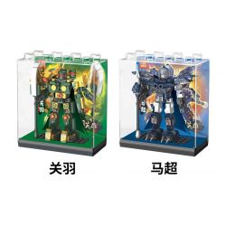 GAOMISI T1065 1065 MÔ HÌNH TAM QUỐC ANH HÙNG MECHA 4 bộ đồ chơi xếp lắp ráp ghép mô hình