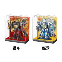 GAOMISI T1065 1065 MÔ HÌNH TAM QUỐC ANH HÙNG MECHA 4 bộ đồ chơi xếp lắp ráp ghép mô hình