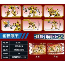 LE YI 62051 QUỐC PHONG DƯƠNG KIỆN bộ đồ chơi xếp lắp ráp ghép mô hình 665 khối