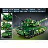 MINGDI LEIBAO K2053 2053 XE TĂNG CHIẾN ĐẤU CHỦ LỰC T-14 bộ đồ chơi xếp lắp ráp ghép mô hình Military Army T-14 ARMATA MAIN BATTLE TANK Quân Sự Bộ Đội 342 khối