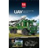 MINGDI LEIBAO K2058 2058 UAV HAI LOẠI MÁY BAY KHÔNG NGƯỜI LÁI TRINH SÁT VÀ CAN THIỆP bộ đồ chơi xếp lắp ráp ghép mô hình Military Army UAV RECONNOITRE Quân Sự Bộ Đội 295 khối
