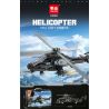 MINGDI LEIBAO K2062 2062 TRỰC THĂNG QUÂN SỰ bộ đồ chơi xếp lắp ráp ghép mô hình Military Army MILITARY HELICOPTER Quân Sự Bộ Đội 300 khối
