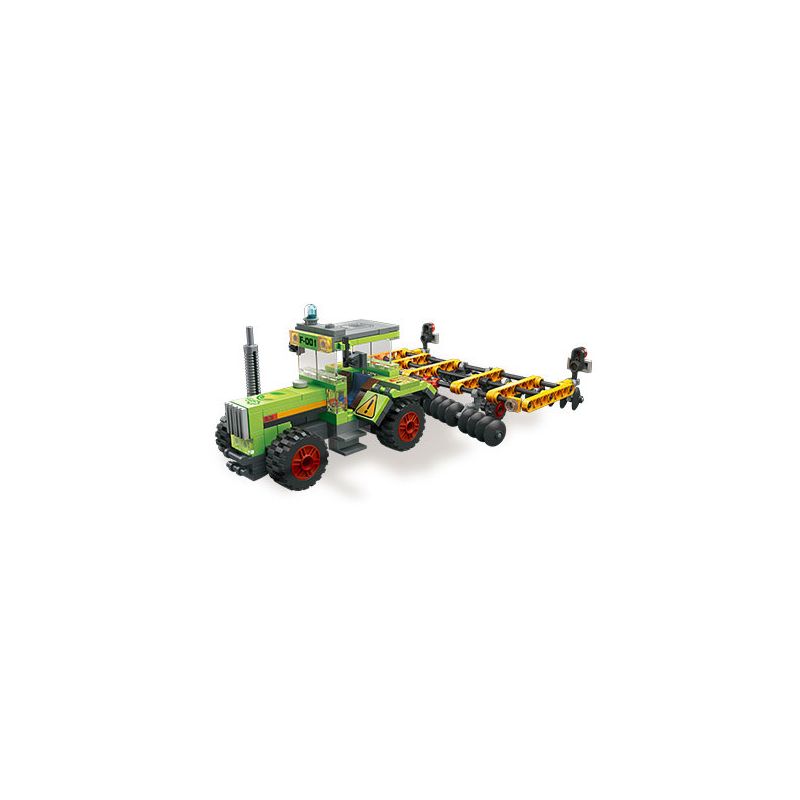 JIESTAR 59224 non Lego MÁY XỚI ĐẤT bộ đồ chơi xếp lắp ráp ghép mô hình City TUMBLING CULTIVATOR Thành Phố 247 khối