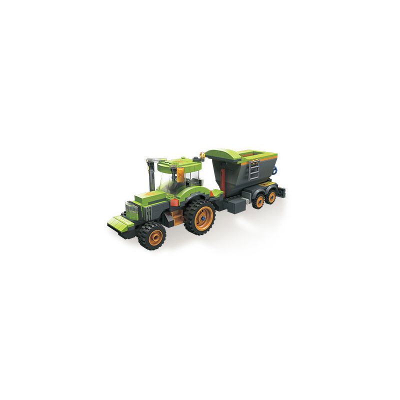 JIESTAR 59227 non Lego MÁY RẢI PHÂN BÓN bộ đồ chơi xếp lắp ráp ghép mô hình City MANURE SPREADER Thành Phố 370 khối