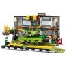 SEMBO 203189 NHÀ MÁY LẮP RÁP XE TĂNG TRẠM CHÍNH ZTZ-99A bộ đồ chơi xếp lắp ráp ghép mô hình Military Army Quân Sự Bộ Đội 950 khối