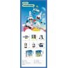 SEMBO 610043 VĂN HÓA VÀ SÁNG TẠO HÀNG KHÔNG VŨ TRỤ NAM CHÂM TỦ LẠNH TỪ TÍNH bộ đồ chơi xếp lắp ráp ghép mô hình City Thành Phố 340 khối