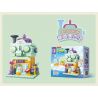 SEMBO 612223 CẢNH ĐƯỜNG PHỐ HAI TẦNG CỦA SPONGEBOB SQUAREPANTS BẢO TÀNG NGHỆ THUẬT BẠCH TUỘC bộ đồ chơi xếp lắp ráp ghép mô hình Movie & Game ART MUSEUM Phim Và Trò Chơi