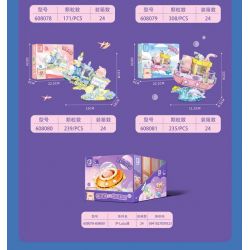 SEMBO 608078 ĐĨA BAY LỢN ĐÓNG HỘP LULU bộ đồ chơi xếp lắp ráp ghép mô hình Movie & Game Phim Và Trò Chơi 171 khối