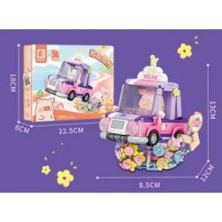 SEMBO 608079 XE LỢN ĐÓNG HỘP LULU bộ đồ chơi xếp lắp ráp ghép mô hình Movie & Game Phim Và Trò Chơi 308 khối