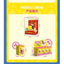 SEMBO 617201 HỘP ĐỰNG MAY MẮN bộ đồ chơi xếp lắp ráp ghép mô hình Gear Đồ Lắp Ghép