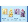SEMBO 601570 KHÔNG GIAN VUI CHƠI VIEW PHỐ CỬA HÀNG NHỘN bộ đồ chơi xếp lắp ráp ghép mô hình 313 khối