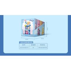 SEMBO 601570 KHÔNG GIAN VUI CHƠI VIEW PHỐ CỬA HÀNG NHỘN bộ đồ chơi xếp lắp ráp ghép mô hình 313 khối